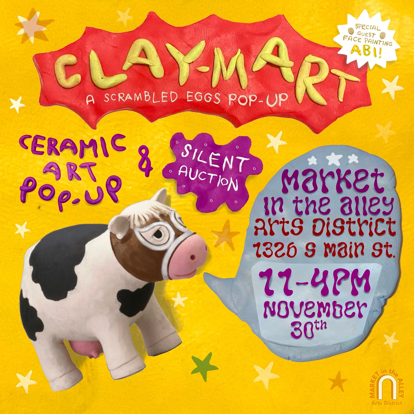 Event Poster for ClayMart