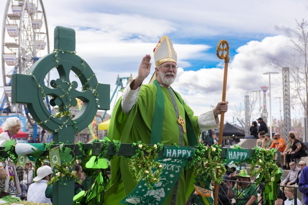 Participant in the Sons and Daughters of Erin St Patrick's Festival and Parade.