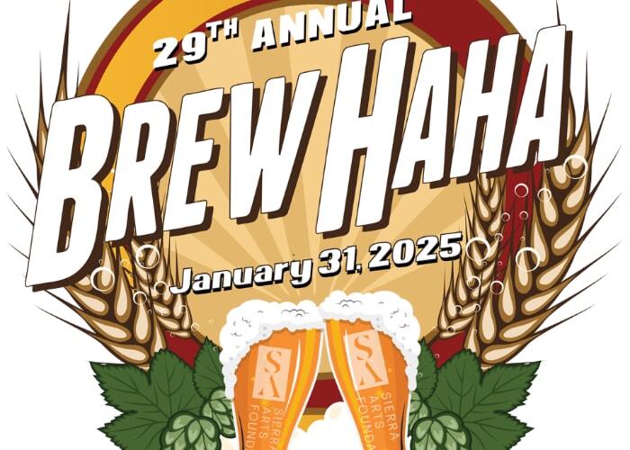 Poster for 29th annual Brew Haha January 31, 2025